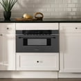 thumbnail image 5 of ZLINE 30" 1.2 cu. ft. Built-in Microwave Drawer in Black Stainless Steel, 5 of 5