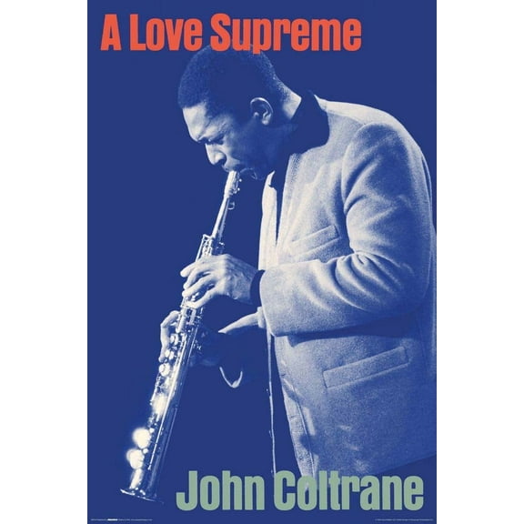 John Coltrane A Love Supreme Music Poster - 24.5" x 36.5" Laminated