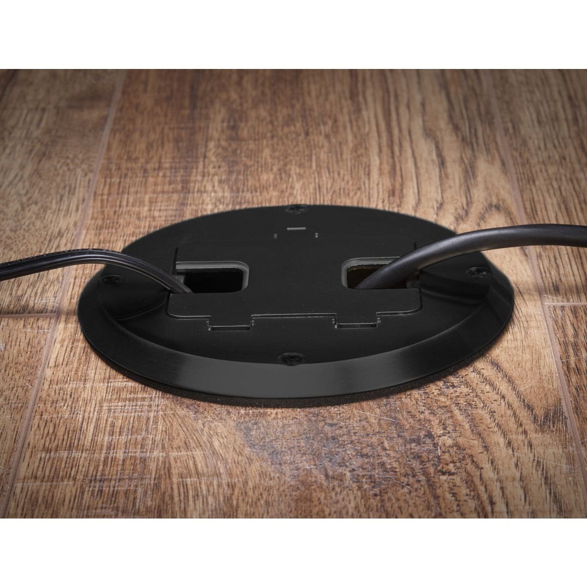 Hubbell Raco 6239NI Nickel Plated Concealed Receptacle Floor
