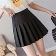 thumbnail image 4 of Ropa De Mujer Pantalones Cortos Skorts Vestido De Estudiante Falda Corta Plisada Para Niñas Medio Nuevo Cinturón De Adelgazamiento De Talle Alto Forro, 4 of 4