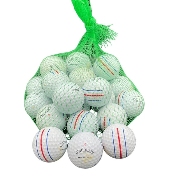 Golf Ball Planet - Callaway Chrome Soft Triple Track 3A/Good Recycled Golf Balls (24 Pack)