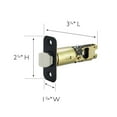 thumbnail image 6 of Design House 779314 2-Way Adjustable Round Corner Passage Latch Matte Black, 6 of 14