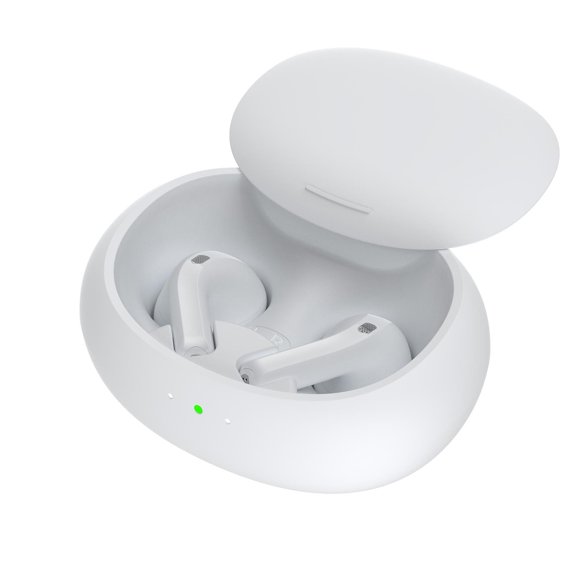 White Ai Language Translator Earbuds For Real Time Translation 144 Languages Bluetooth 5.3 1Pc For Travel And Business Use With App Support Weight 0.30 Pounds