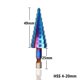 thumbnail image 4 of Broca Escalonada Sunnimix 9 Paso Recubierto de Titanio HSS, 4 of 4