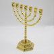 thumbnail image 4 of Candelabro de oro de regalo de aleación de zinc, adornos de metal, candelabro de oro, candelabro menorá, 4 of 5