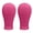Rose red, variant on 2Pcs Canvas Salon Mannequin Head For Hairdressers 21/22Inch With Mounting Hole Realistic Contouring Styling Stability
