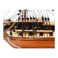 thumbnail image 5 of Old Modern Handicrafts T097F2 Ultimate USS Constitution Combo of Model Ship & Classic Hat - Medium, 5 of 10