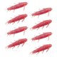 thumbnail image 4 of 8 señuelos de pesca blandos, gusanos, larvas, cebos artificiales portátiles realistas para río Rosa, 4 of 9