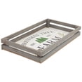 thumbnail image 4 of Northlight Set of 2 Gray and White Farm Fresh Christmas Trees Wooden Tray Hanging Signs 21", 4 of 9
