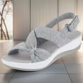 thumbnail image 4 of Sandalias Plataforma Baja para Mujer Con Lazo Antideslizante Cómodo La Playa Verano, 4 of 9