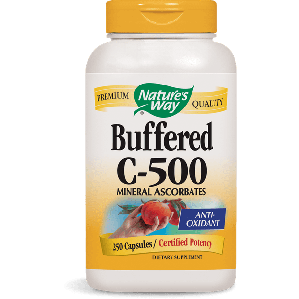 Nature's Way Buffered C500 Mineral Ascorbates, 250 Ct