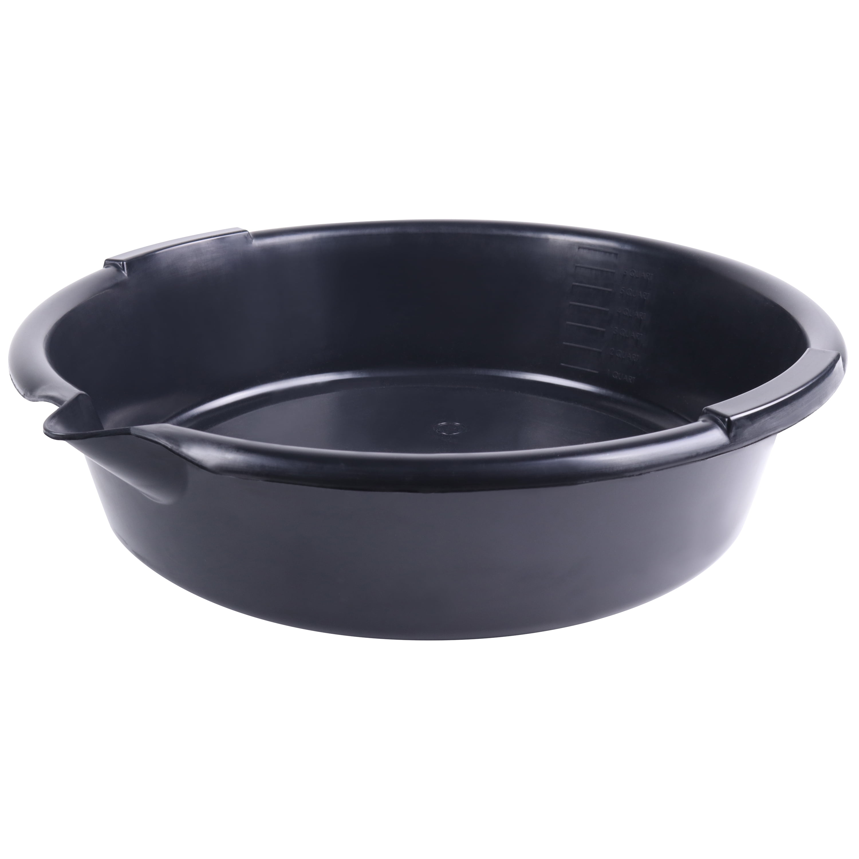 Photo 1 of HyperTough Automotive 7-quart Drain Pan with Pour Spout and Handles, Black