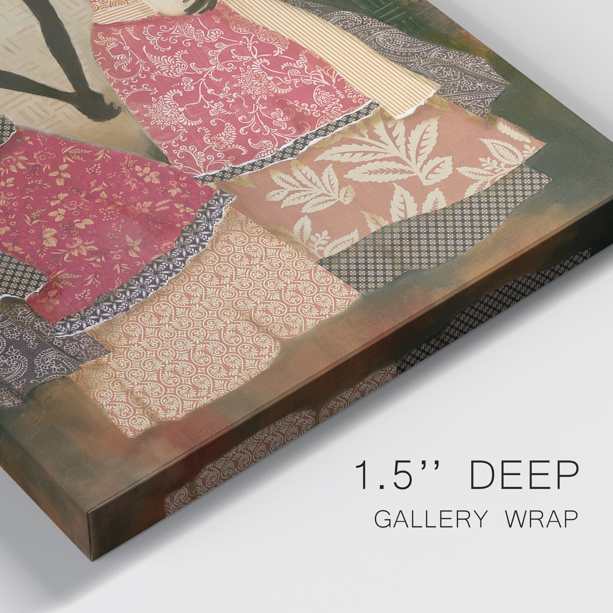 Village Women I Premium Gallery Wrapped Canvas - Ready to Hang - Set of 2 - 8 x 12 Each