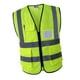 thumbnail image 1 of Chaleco reflectante de seguridad Equipo de construcción para ingenieros con bolsillos, se pliega lo suficientemente pequeño para bols Amarillo XXL, 1 of 9