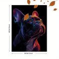 thumbnail image 3 of French Bulldog Neon Pop Art Canvas Print, Trendy Pet Wall Art for Living Room Bedroom Office Cafe Home Decor, 3 of 8
