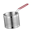 thumbnail image 2 of HLONK Friteuse en Acier Inoxydable Panier de Cuisine Multifonction avec Poignée pour Frites Spaghetti 12cm, 2 of 8