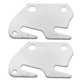 thumbnail image 1 of 2pcs Bed Accessories Wood Bed Rail Bracket Bed Rail Hooks Plates Beds Frame 26-27s, 1 of 2