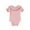 Red, variant on LIIPEE Girls Onesie Summer Casual Short Sleeve Solid Color Lettuce Trim Round Neck Bodysuit Baby Stylish Outdoor One-Pieces,Beige,0-3 Months