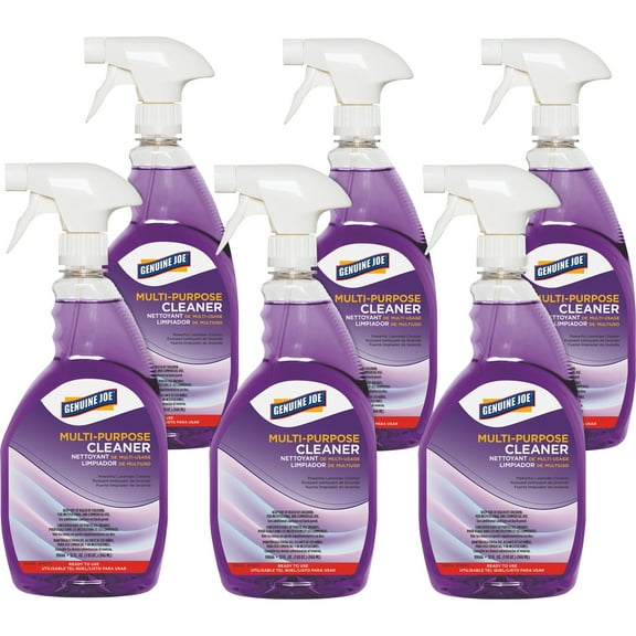 Genuine Joe, GJO99666CT, Lavender Multi-purpose Cleaner Spray, 6 / Carton, Purple