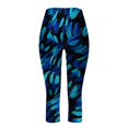 thumbnail image 5 of Jxximdong Capris Pants for Women, Leggings for Summer Casual Sports Yoga Pants Tight Cropped Pants, Blue Women's Cropped Pants, 5 of 6
