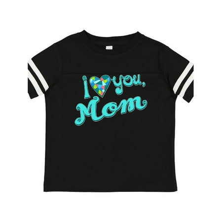 

Inktastic I Love You Mom- in blue Gift Toddler Boy or Toddler Girl T-Shirt