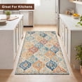 thumbnail image 3 of ICEANT 3'x5' Non-Slip Doormat with Gripper, Boho Vintage Style Area Rug Machine Washable Aesthetic Throw Carpet for Bedroom Living Room, MultiColor, 3 of 5