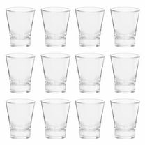 Logo Whiskey Glasses 12 oz. Set of 12, Bulk Pack - Perfect for Scotch, Bourbon, Whiskey, Cocktail- Clear