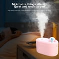 thumbnail image 5 of Latrodar Portable Small Cool Mist Humidifiers 350ML - USB Desktop Humidifier For Plants, Office, Car, Baby Room With Night - Quiet Mini Humidifier Pink Art&C, 5 of 5