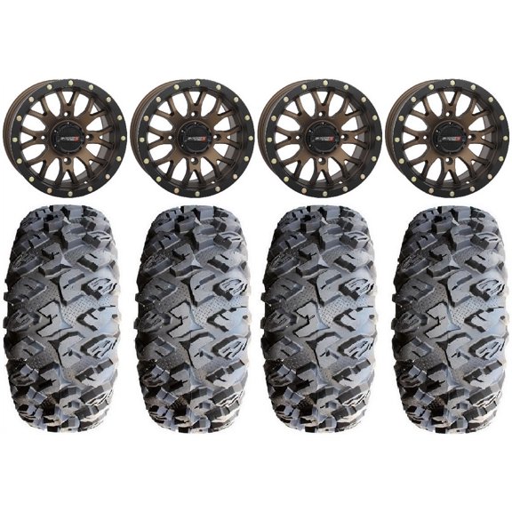 System 3 ST-3 Bronze 15" Wheels 31" MotoClaw Tires Sportsman RZR Ranger