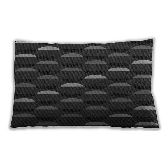 Ahgly Company Outdoor Rectangular Contemporary Lumbar Throw Pillow, 13 inch by 19 inch