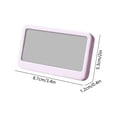 thumbnail image 3 of Digital Alarm Clock Temperature Humidity Monitor LED Display Time Date Desk Clock 3.4 In for Bedroom Office Kitchen Nightstand Table Indoor Comfort Monitor Home Weather Station Alarm Clock, 3 of 6