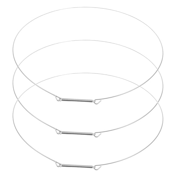 SEWCHICS 3Pcs Washing Machine Door Seal Steel Clamp for Frontload Washer Replacement