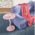 thumbnail image 3 of Mainstays Kids Wood Wavy Nightstand Side Table, Blushing Rose, 3 of 6