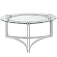 thumbnail image 3 of Silver Signet Stainless Steel Coffee Table, 3 of 4