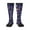 3 Black, variant on Floral Hippie Mushrooms Thigh High Socks Extra Long Stretchy Sock Women Over Knee High Opaque Stocking Daily Wear
