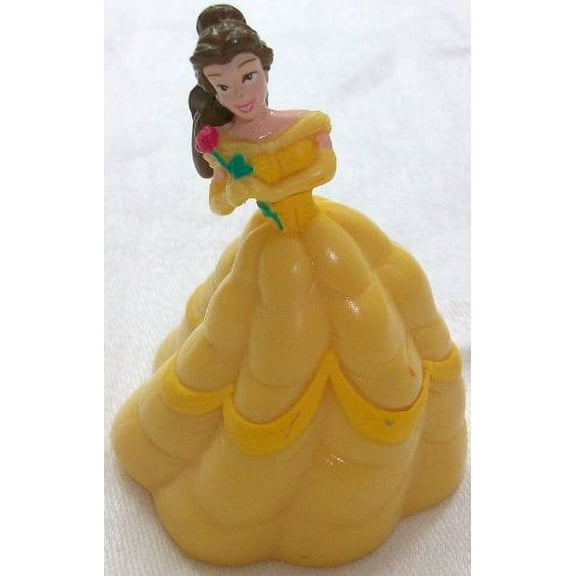 Princess Beauty and the Beast Belle Petite Doll Cake Topper Figure 3.5" PVC Figurine