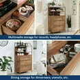 thumbnail image 3 of Sauder La Collection International Lux Commode en Finition Sindoori Mango, 3 of 9