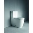 thumbnail image 4 of Duravit ME by Starck Floor Mounted Toilet Bowl Dual Flush White, 4 of 4