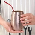 thumbnail image 5 of Copa de vino sin tallo de acero inoxidable, vaso de vino portátil para exteriores, juego de 2 tazas de metal, 5 of 5