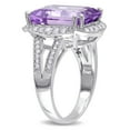 thumbnail image 3 of Everly Women's Amethyst and Topaz Sterling Silver Ring, 3 of 7