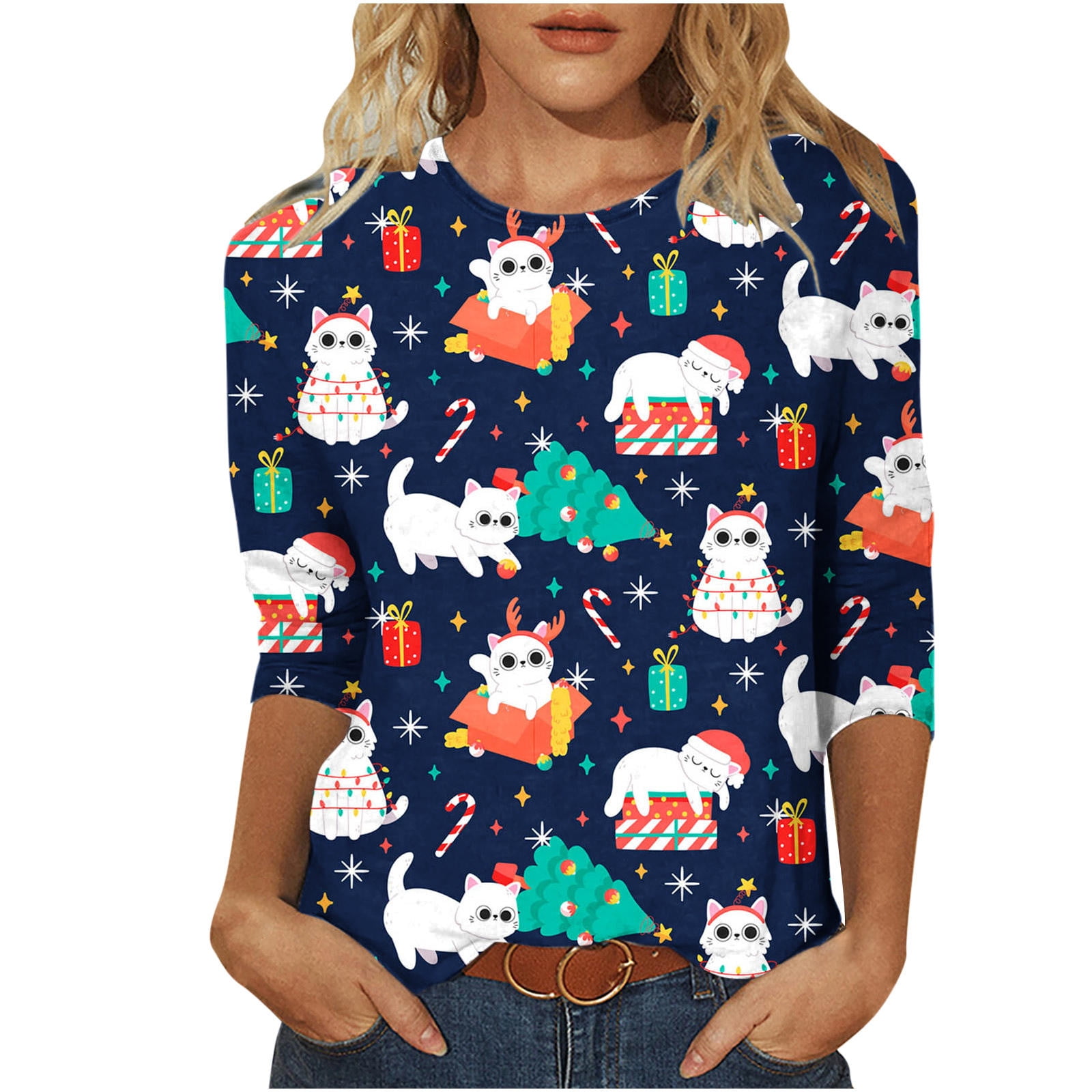 longline xmas jumper