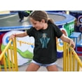 thumbnail image 2 of Charlotte Flair Second Nature Youth Kids Black T-shirt, 2 of 4