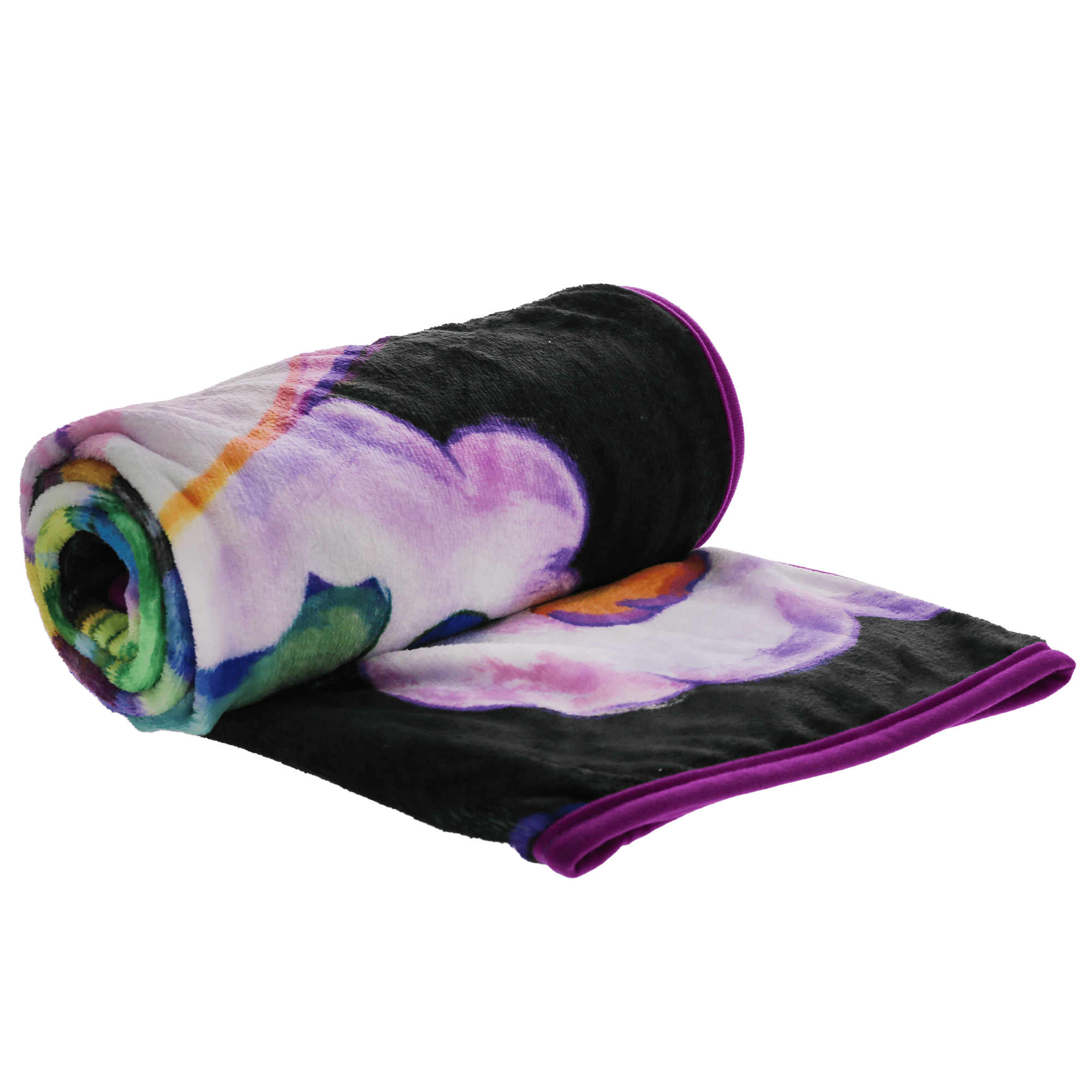 Care Bears and Universal Monsters Moon Scene Plush Fleece Throw Blanket 45" X 60"