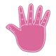 thumbnail image 1 of Guantes de mano de espuma s de Eva, de espuma , mano de porristas divertida y cómoda para juegos, reuniones atléticas, fiesta al rosa, 1 of 8