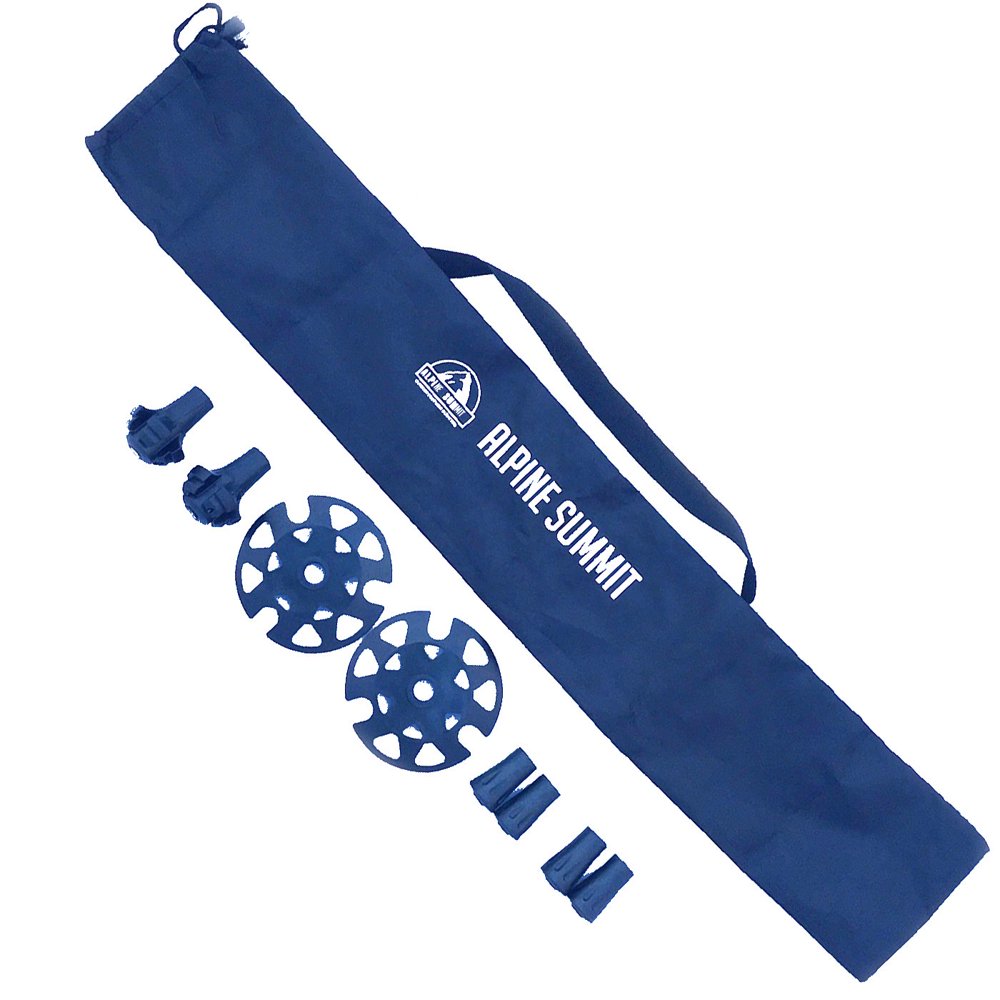 Alpine Summit Trekking Pole Carrying Bag with AntiShock Tips and Snow