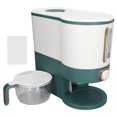 thumbnail image 1 of Rice Dispenser Household Food Grade Dry Sealed Grain Cereal Dispenser Bucket for Rice Millet Black Rice Barley Mung Beans Red Beans Small Jewel Green, 1 of 16