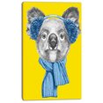 thumbnail image 2 of Koala avec Écharpe et Cache-Oreilles - Impression sur Toile Animale, 2 of 3