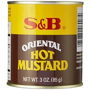 S&B Oriental Hot Mustard Powder, 3-Ounce