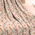 thumbnail image 3 of Pink Christmas Gingerbread and Tree Pattern Blanket,Comfortable Soft Flannel Throw Blanket,All Season,Warm Lightweight Blankets for Sofa Bed Couch Living Room Chair,30"x40", 3 of 4