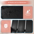 thumbnail image 6 of CHYVARY 2 Peaks Patio Adirondack Chair Plastic Single Chairs, Bar-Style Chair Fire Pit Outdoor Lounge Chair for Backyard Deck,Black, 6 of 6